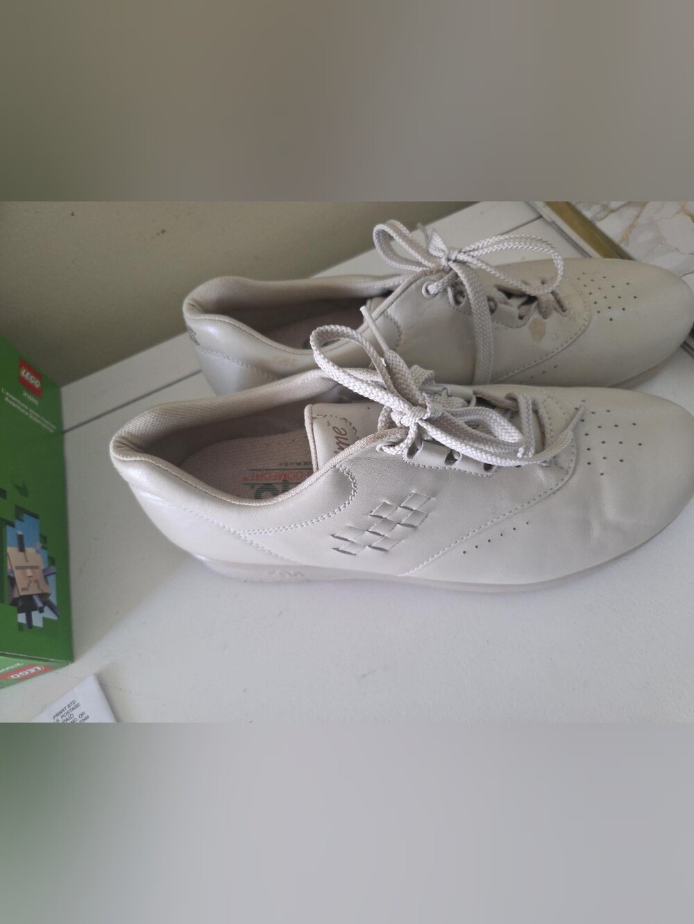 SAS Free Time Walking Shoe In Bone Color - Picture 3 of 11